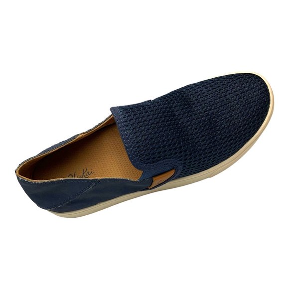 OLUKAI Pehuea 20271 Navy Blue Mesh Slip On Sneakers - Picture 4 of 14